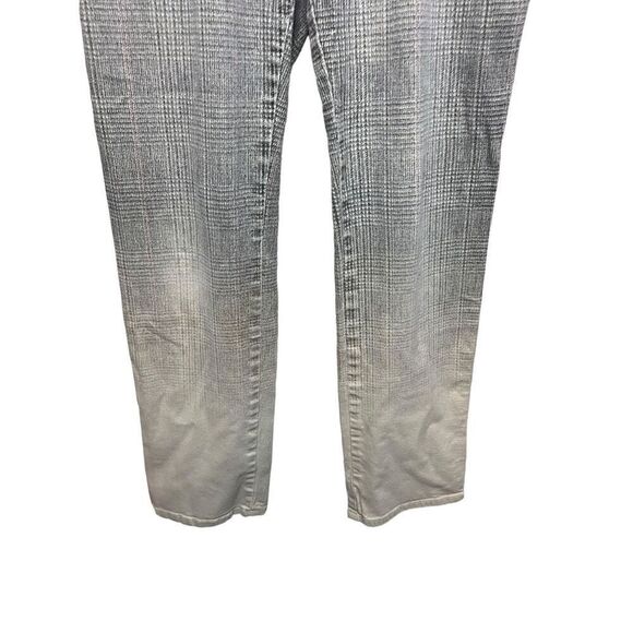 Cavalli Jeans Womens Gray Plaid Wash Straight Leg Pants Size 29 - Picture 3 of 7